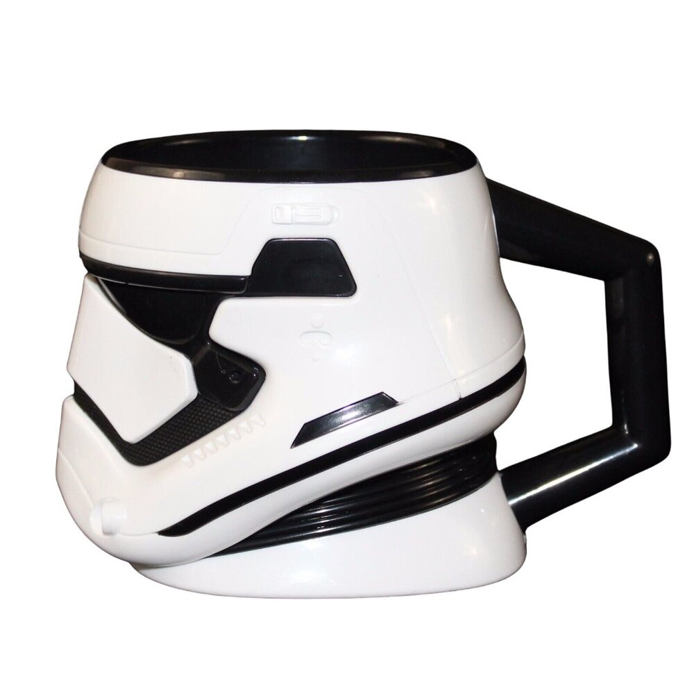 VTG Disney Store Star Wars Movie Storm Trooper Plastic Collectible Cup Mug - Picture 5 of 9